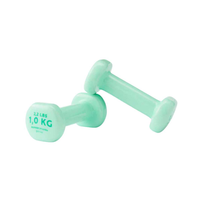 1kg Fitness Dumbbells, Twin-Pack