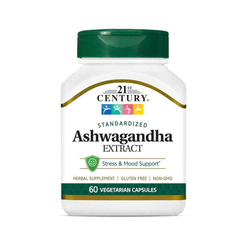 21st Century Healthcare Ashwagandha Extract 500 mg, 60 Capsules