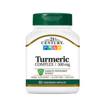 21st Century Turmeric Complex 500mg, 60 Vegetarian Capsules