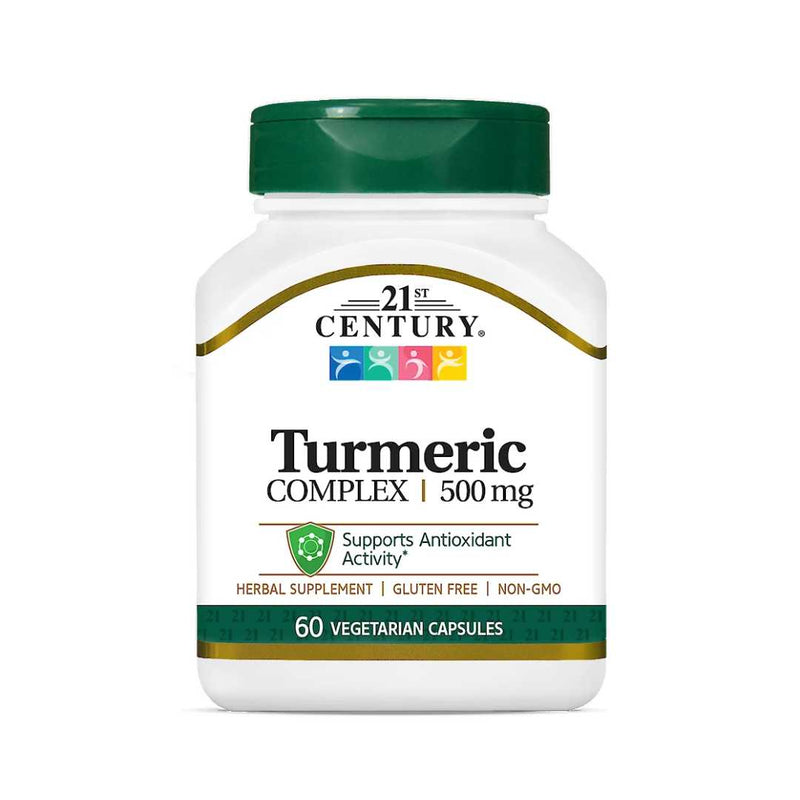 21st Century Turmeric Complex 500mg, 60 Vegetarian Capsules