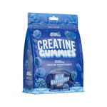 Applied Nutrition Creatine Gummies - 3000mg Creatine Monohydrate per Serving - 80 Chewable Vegan Gummies for Strength, Power & Recovery (20 Servings) (Blue Raspberry)