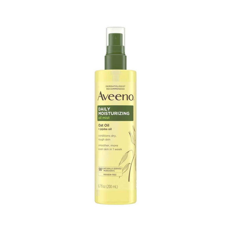 Aveeno Daily Moisturizing Dry Body Oil Mist with Oat and Jojoba Oil, 200ml