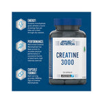 Applied Nutrition Creatine 3000 - Creatine Monohydrate Capsules 3000mg Per Serving, High Strength Supplement, Increases Physical Performance (120 Capsules - 30 Servings)