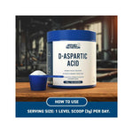 Applied Nutrition D-Aspartic Acid - Natural Booster for Enhanced Performance 300g - 100 Servings