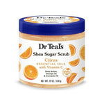 Dr Teal's Shea Sugar Body Scrub, Citrus with Essential Oils & Vitamin C, 538g