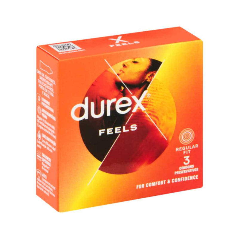 Durex Feels, 3 Condoms (Packaging May Vary)