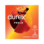 Durex Feels, 3 Condoms (Packaging May Vary)