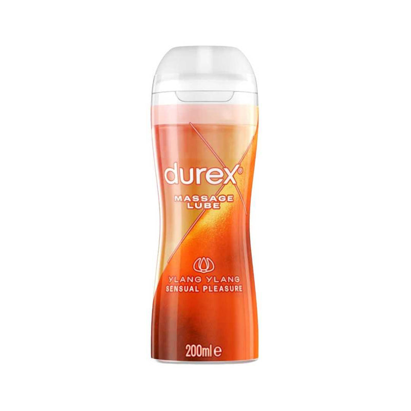 Durex 2-In-1 Ylang Ylang Massage & Water-Based Lube, 200ml