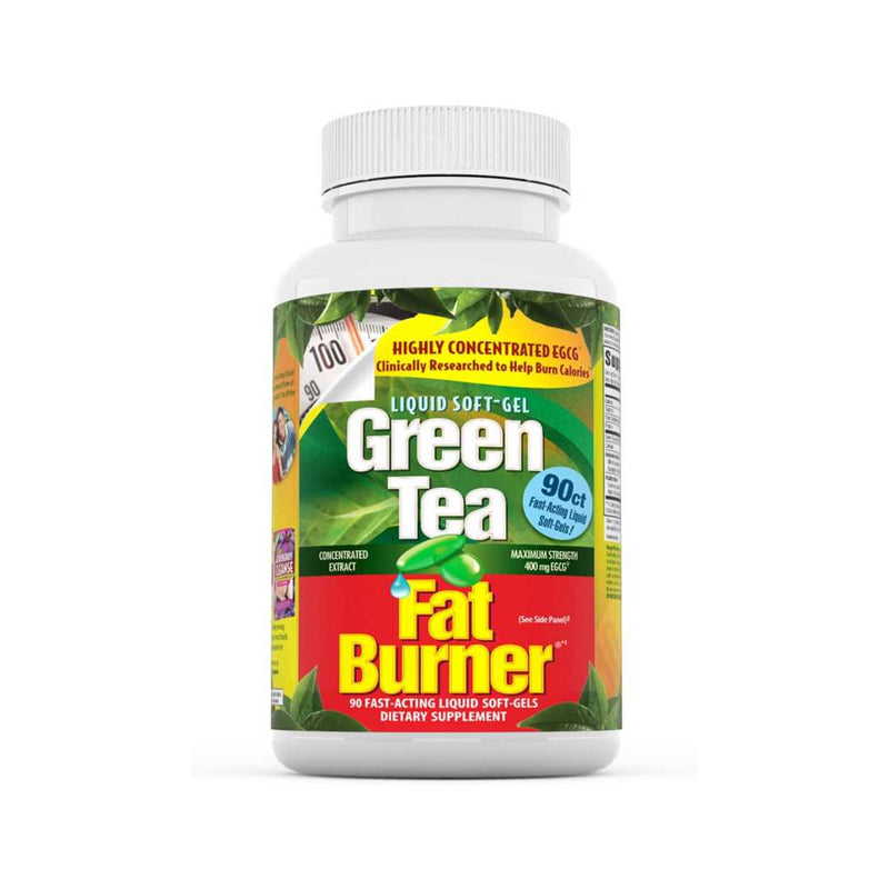 Applied Nutrition Green Tea Fat Burner, Maximum Strength with 400mg EGCG, 90 Liquid Soft-Gels