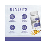 HealthAid Omega-3 Fish Oil With Vitamin E, 30 Capsules