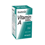 HealthAId Vitamin A 5000iu, 100 Capsules