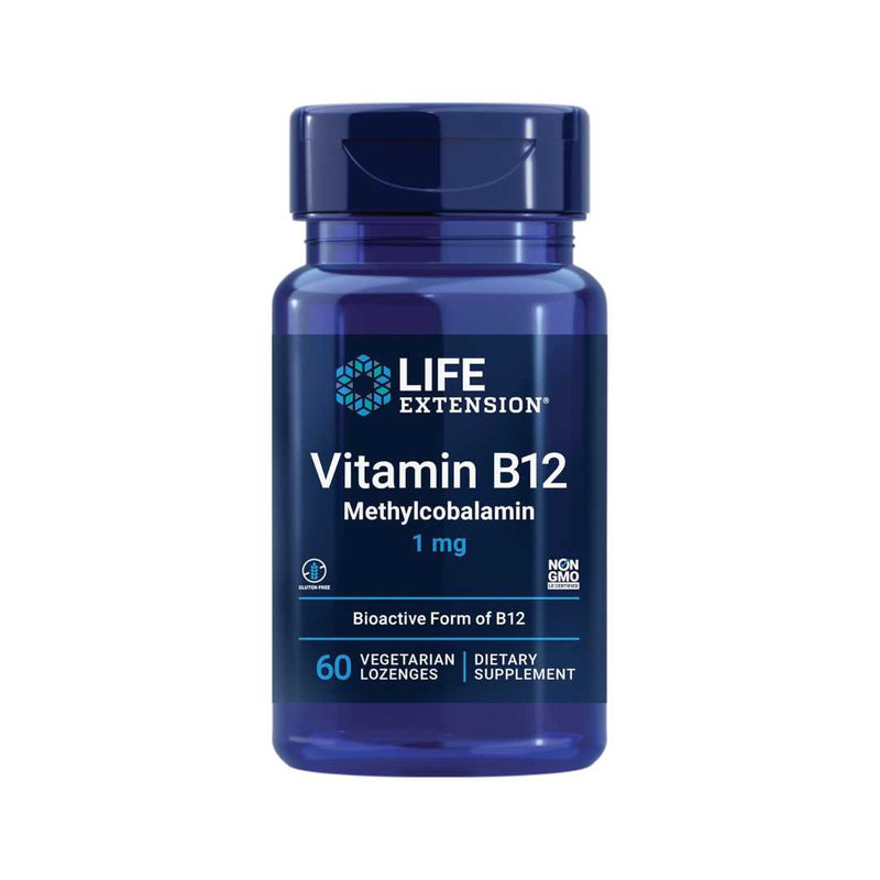 Life Extension Vitamin B12 Methylcobalamin, 60 Lozenges