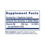Life Extension Vitamin B6, 250mg High Potency, 100 Capsules