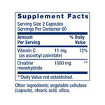 Life Extension Creatine Capsules, 120 Capsules