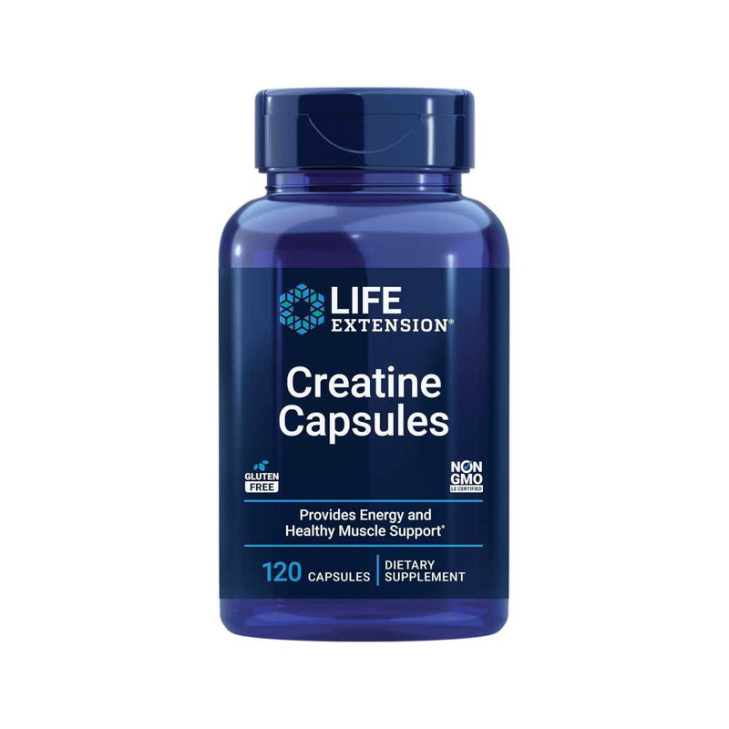 Life Extension Creatine Capsules, 120 Capsules