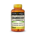 Mason Natural Cranberry With Probiotic, Highly Concentrated, 60 Tablets