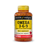 Mason Natural Omega 3-6-9, 60 Softgels