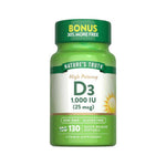 Nature's Truth Vitamin D3 1000 IU (25 mcg), 130 Softgels
