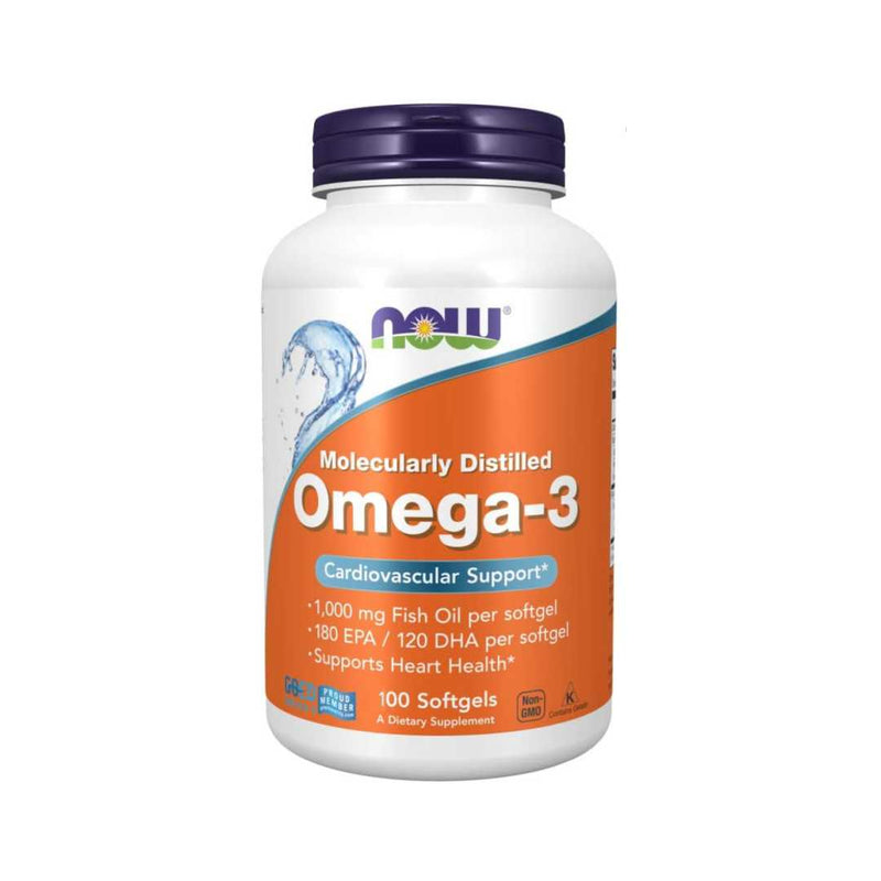 Now Omega-3 Cardiovascular Support, 100 Softgels