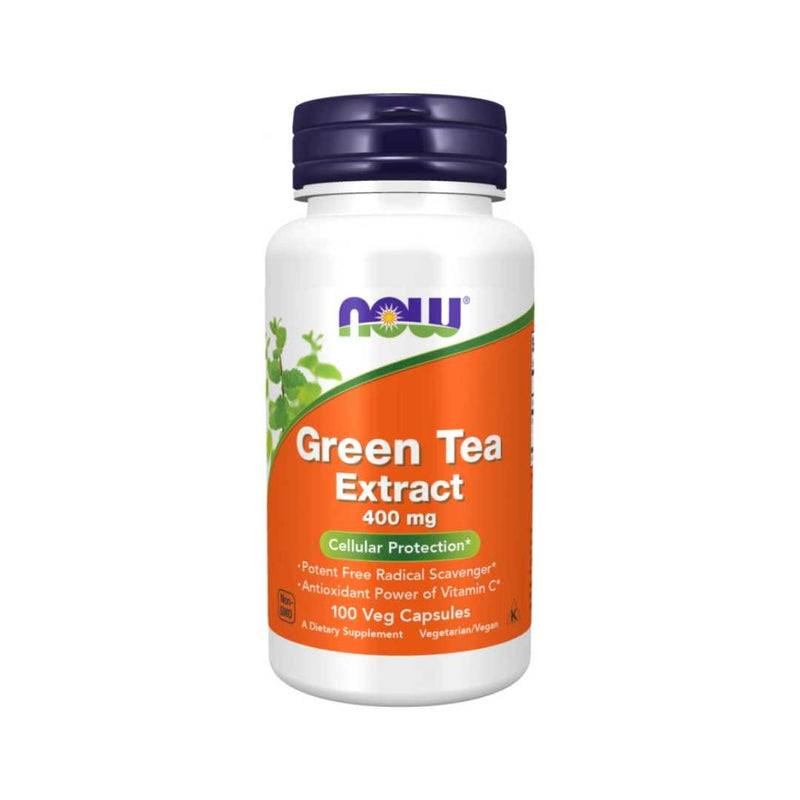 Now Green Tea Extract, 400 mg, 100 Veg Capsules