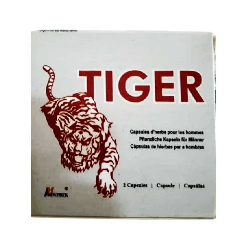 Tiger Herbal Capsules For Men, 2 Capsules