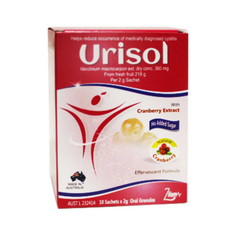Urisol With Cranberry Extracts, 10 Sachets