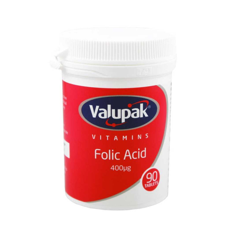 Valupak Folic Acid, 90 Tablets