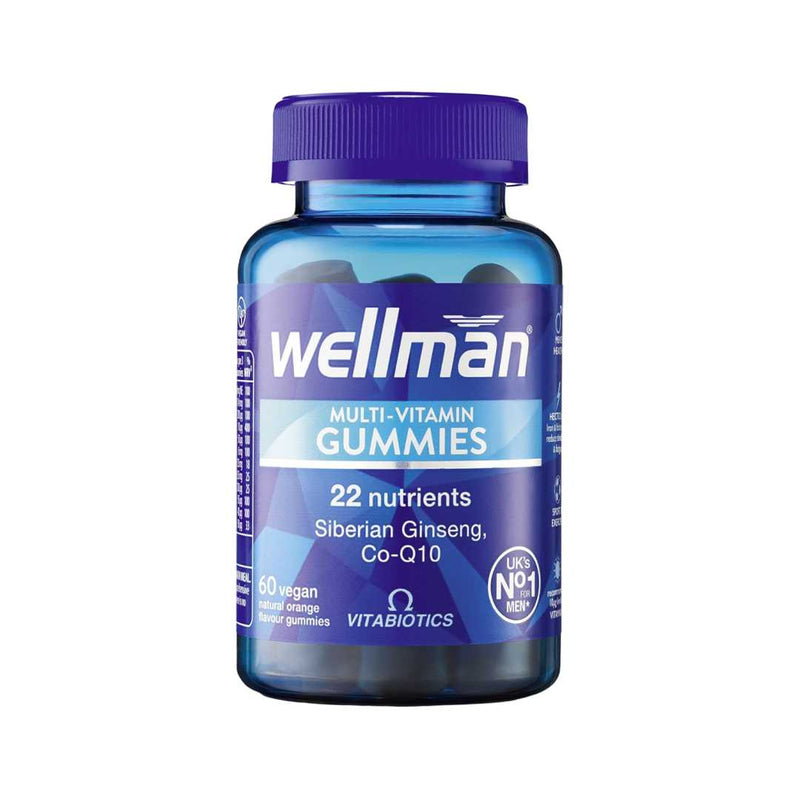 Vitabiotics Wellman Multivitamin, 60 Gummies