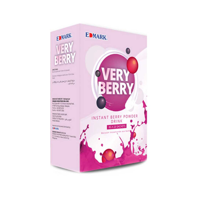 Edmark Very Berry Fruity Instant Drink 20 Sachets