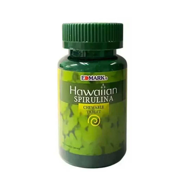 Edmark Hawaiian Spirulina Tablets: Chewable Tablet, Increase Energy, 200 Tablets