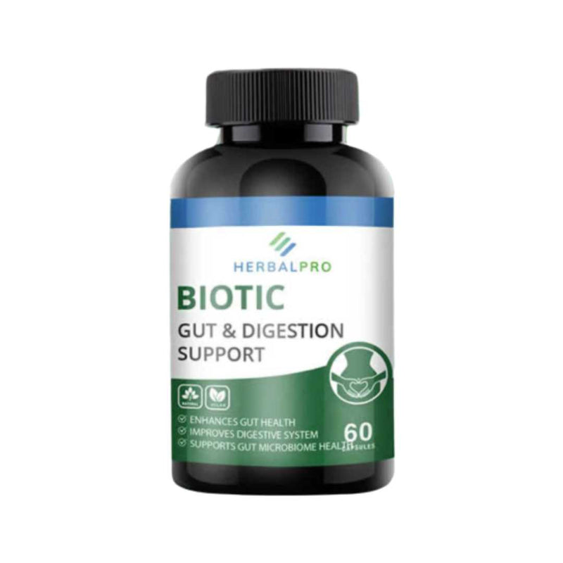 Herbal Pro Biotic (Gut & Digestion Support), 60 Capsules