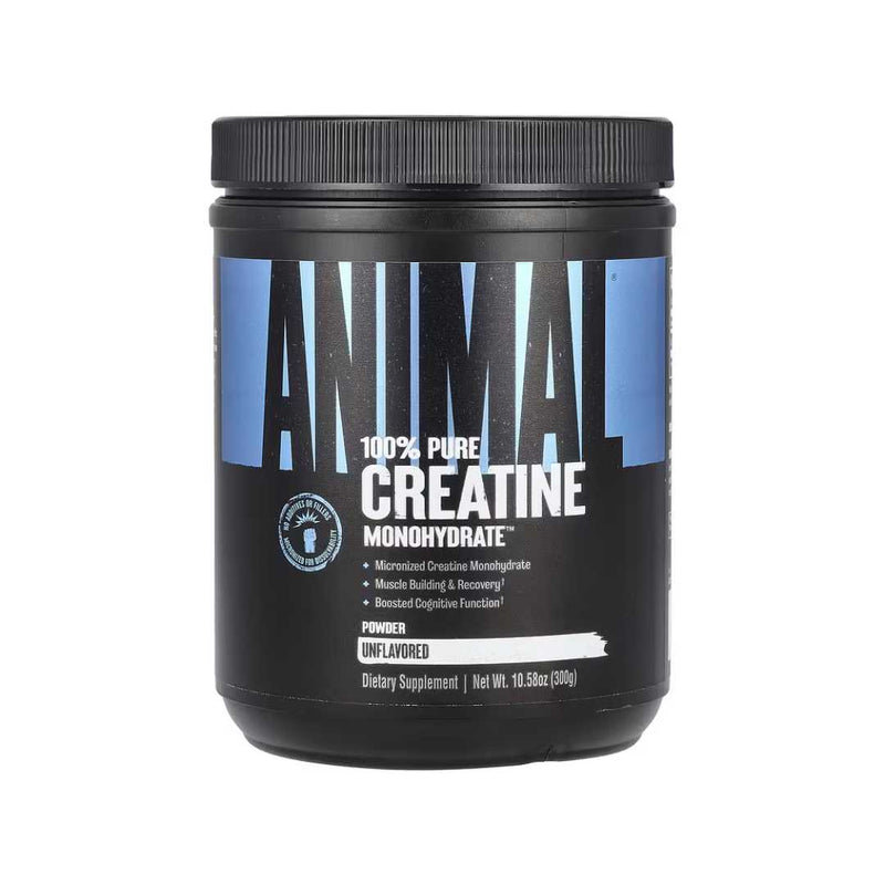 Animal 100% Pure Creatine Monohydrate™ Powder, Unflavored, 10.58 oz (300 g)