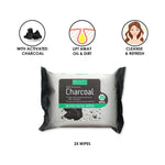 Beauty Formulas Charcoal Facial Wipes, 25 Wipes