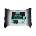 Beauty Formulas Charcoal Facial Wipes, 25 Wipes