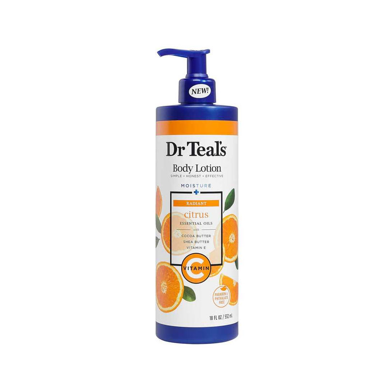 Dr Teal's Body Lotion with Vitamin C & Citrus Essential Oils