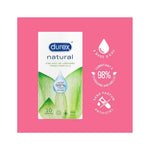 Durex Natural Lubricated Thin Condoms, 10 Count