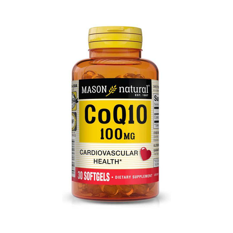 Mason Natural Co Q10 100mg, 30 Softgels