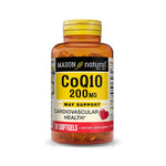 Mason Natural Co Q10 200mg, 30 Softgels
