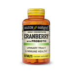 Mason Natural Cranberry With Probiotic, Highly Concentrated, 60 Tablets