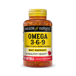 Mason Natural Omega 3-6-9, 60 Softgels