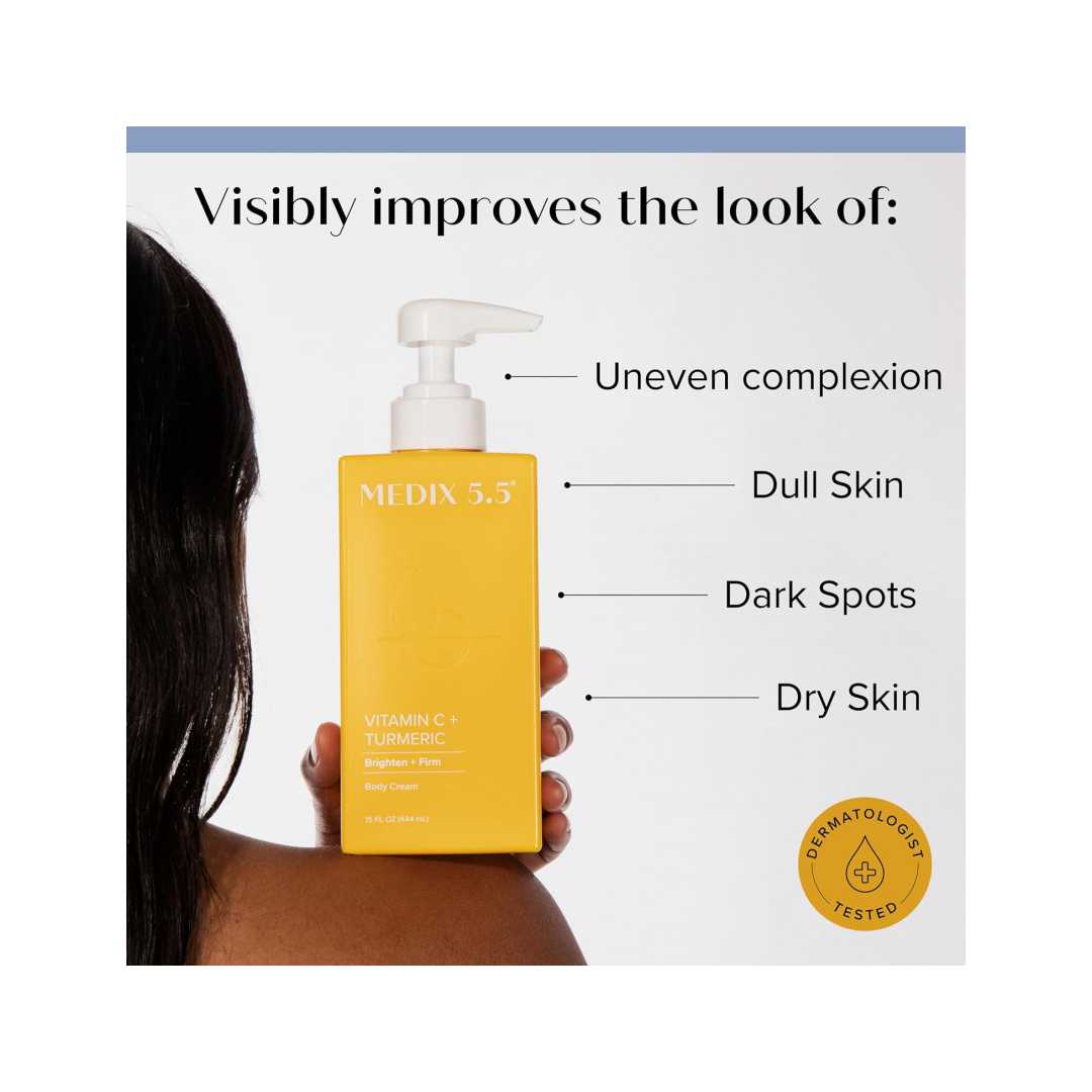 ボディ・フェイスケア IS-8000 Medix 5.5 Vitamin C Cream + Turmeric Face Lotion & Body Lotion
