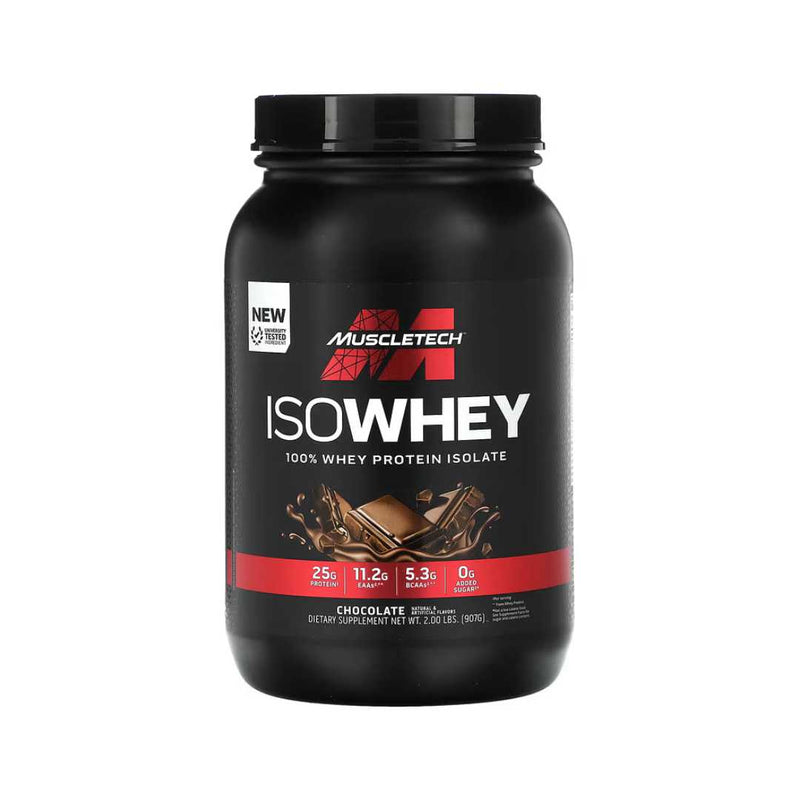 MuscleTech ISO Whey Isolate Protein Powder, 25g Protein, 2lbs