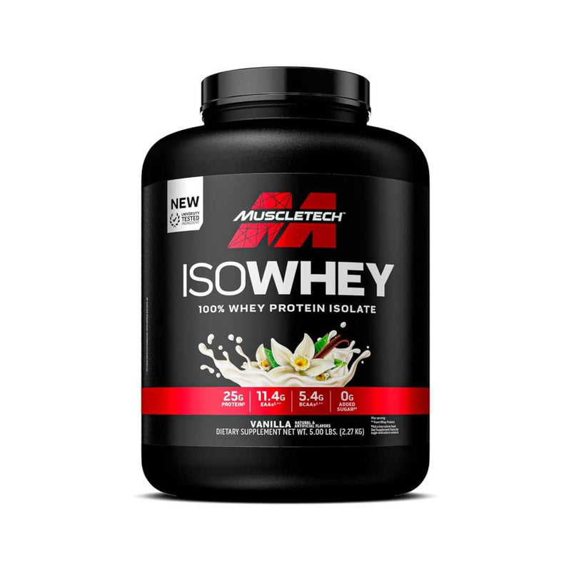 MuscleTech ISO Whey Isolate Protein Powder, 5lbs