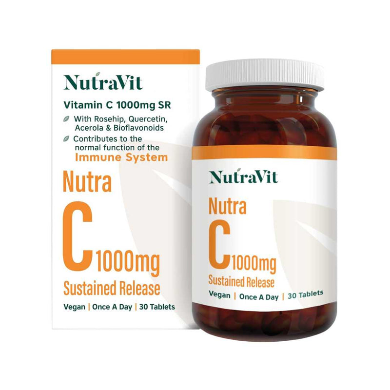 Nutravit Nutra C, Vitamin C 1000mg, 30 Tablets