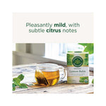 Traditional Medicinal Organic Lemon Balm Herbal Tea, 16 Tea Bags