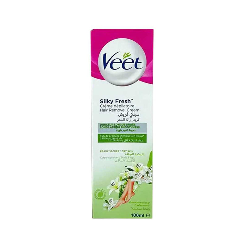 Veet Hair Removal Cream Silky Fresh For Dry Skin, 100gm