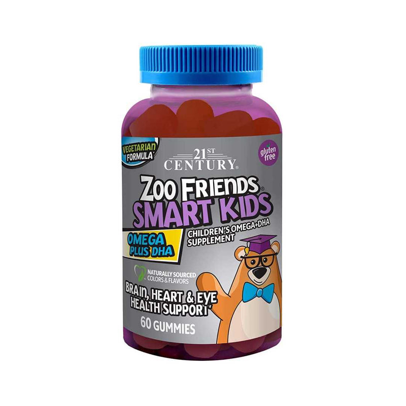 21st Century Zoo Friends Smart Kids Omega+DHA Gummies