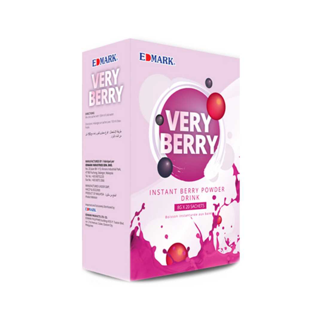 Edmark Very Berry Fruity Instant Drink 20 Sachets – xZenCare