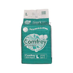 Comfrey Unisex Adult Diapers, M, L, XL, 10 Pieces