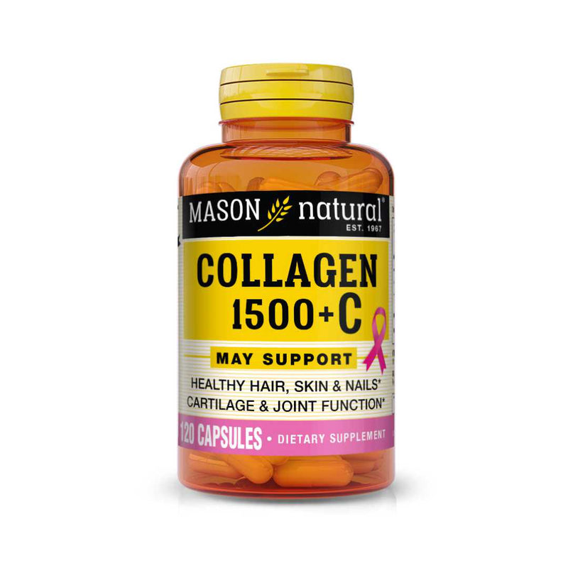 Mason Natural, Collagen 1,500 With Vitamin C, 120 Capsules